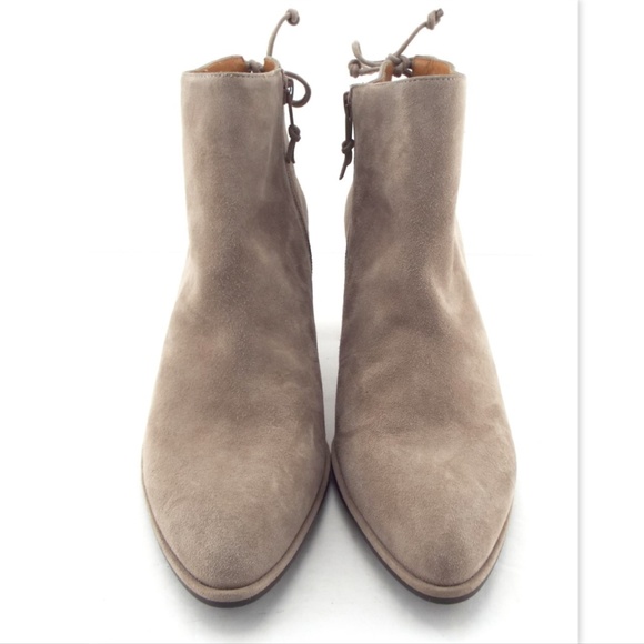 New STUART WEITZMAN Gray Suede Ankles Boots 9.5 - Picture 3 of 8